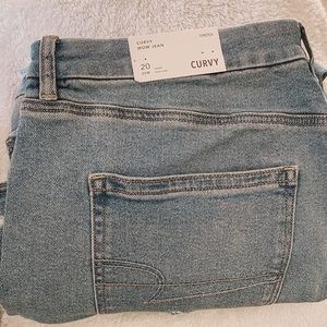 American Eagle Ripped Mom Jeans